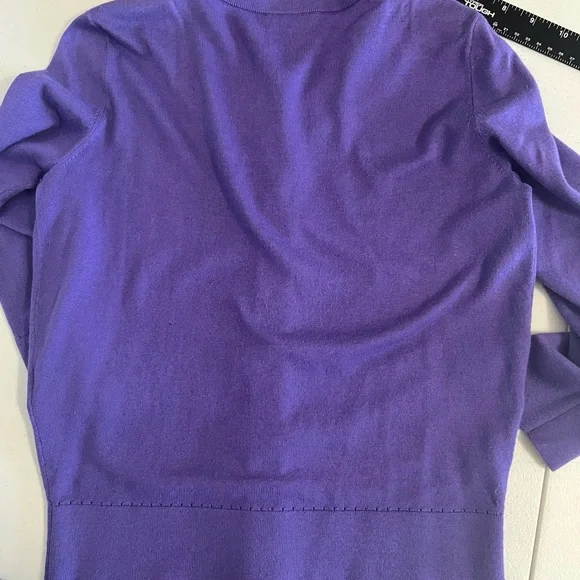 Kate Spade Purple Cardigan with Rhinestones Size XS - Picture 11 of 14